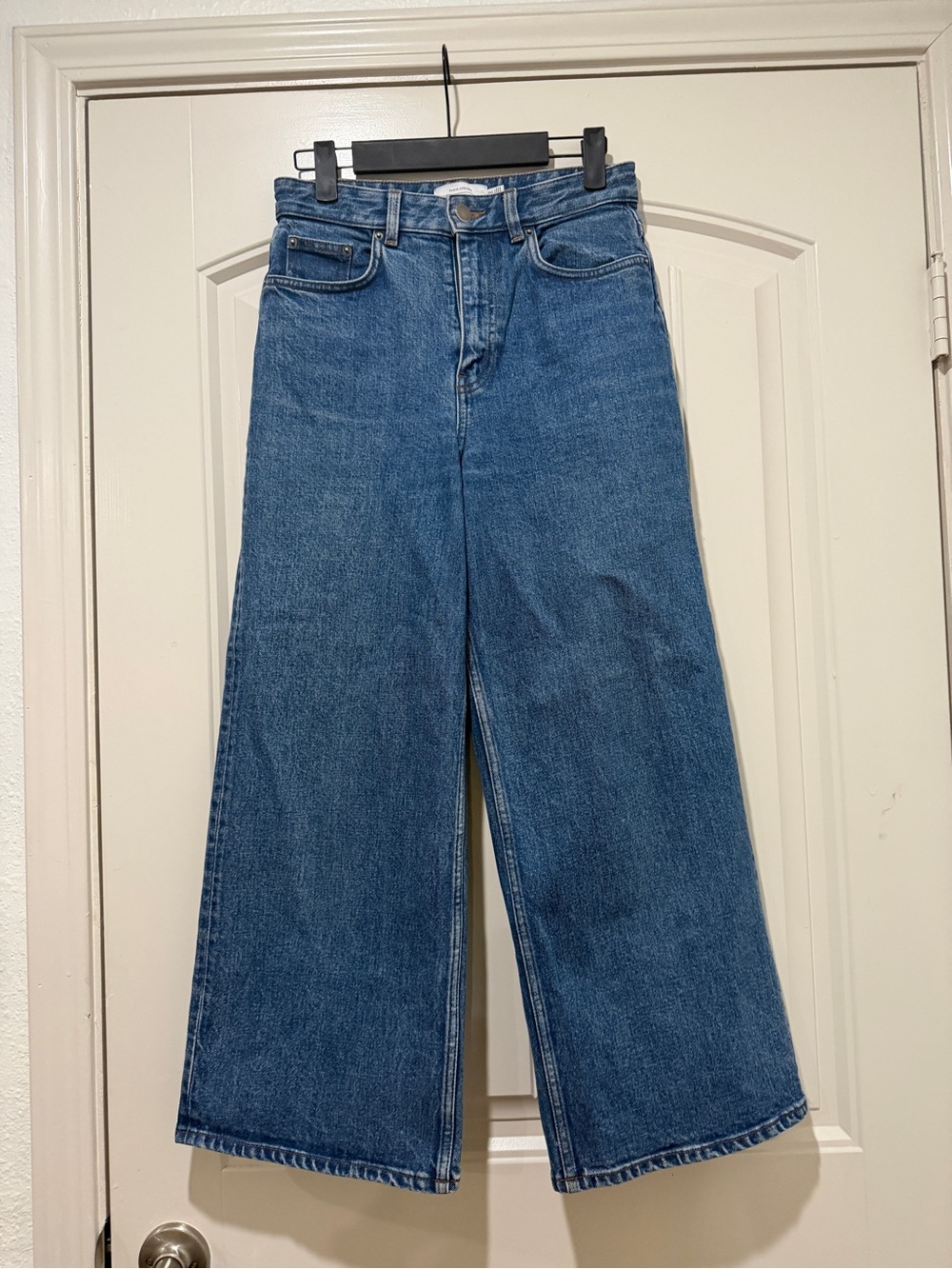 & Other Stories High-Rise Wide Leg Jeans in Blue
